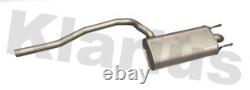 Klarius GM1166C Rear Exhaust Silencer Back Box Fits Opel Vauxhall Astra 39022516
