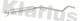 Klarius GM597A Centre Exhaust Middle Pipe Fits Opel Vauxhall Astra 13142280