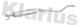 Klarius GM600V Exhaust Centre Middle Pipe Fits Opel Vauxhall Astra 13115645