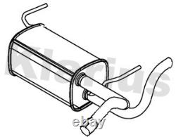 Klarius GM760J Rear Exhaust Silencer Back Box Fits Opel Vauxhall Astra 13329571