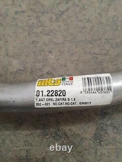 MTS 01.22820 Exhaust Pipe for Vauxhall Zafira B, Astra H 1.6i 1.8i