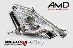 Milltek Astra H VXR Cat Back Exhaust System Non-Resonated Stainless Steel 05-10