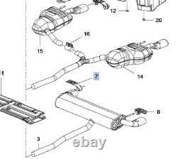 New Genuine Vauxhall Astra K 1.4 1.6 RH Rear Exhaust Mounting Bracket 39112927