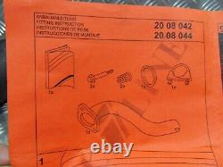 OEM Vauxhall Astra G Mk4 Irmscher 55mm Exhaust link pipe kit 1998 to 2004 NOS