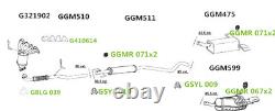 OPEL VAUXHALL ASTRA 1.6 1.8 Exhaust Rear Silencer