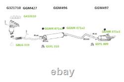 OPEL VAUXHALL ASTRA G Mk IV 1.6 Hatch 2003-2005 Exhaust Rear Silencer