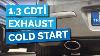 Opel Astra H 1 3 Cdti Cold Start Downpipe Exhaust Sound