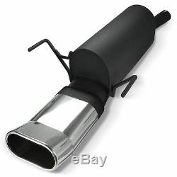 Oval Sports Exhaust Silencer Muffler Vauxhall Astra H Coupe & Hatchback Tm284455