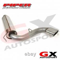 Piper Exhausts CAST15A/R Vauxhall Astra Mk5 H VXR 2.0 3 rear With Silencer