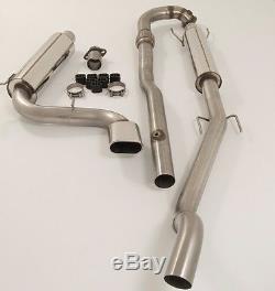 Piper Exhausts Vauxhall Astra H VXR Turbo Back Exhaust (De-Cat/1 Silencer)