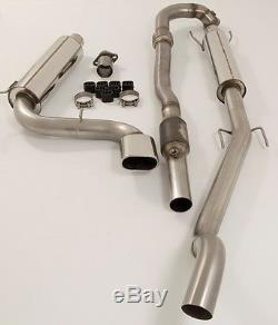 Piper Exhausts Vauxhall Astra H VXR Turbo Back Exhaust (Sports Cat/2 Silencers)