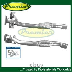 Premier Front Exhaust Pipe + Fitting Kit Fits Vauxhall Astra 2004-2010 1.2 CDTi