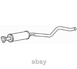 Quality Centre Exhaust Middle Silencer for Vauxhall Astra 14NV 1.4 (1990-1991)