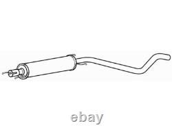 Quality Centre Exhaust Middle Silencer for Vauxhall Astra Z18XE 1.8 (2003-2004)