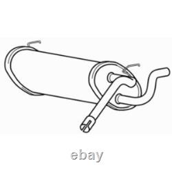 Quality Rear Exhaust Silencer Back Box for Vauxhall Astra 115 1.6 (2009-2010)
