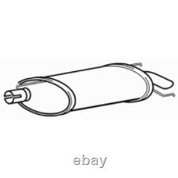 Quality Rear Exhaust Silencer Back Box for Vauxhall Astra SPi 1.4 (1996-1998)