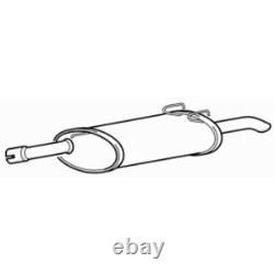 Quality Rear Exhaust Silencer Back Box for Vauxhall Astra SPi 1.6 (1996-1998)