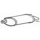 Quality Rear Exhaust Silencer Back Box for Vauxhall Astra SPi 1.6 (1996-1998)