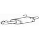 Quality Rear Exhaust Silencer Back Box for Vauxhall Astra Z16SE 1.6 (2000-2003)