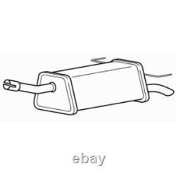 Quality Rear Exhaust Silencer Back Box for Vauxhall Astra Z16XEP 1.6 (2004-2007)