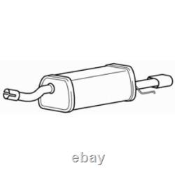 Quality Rear Exhaust Silencer Back Box for Vauxhall Astra Z16XEP 1.6 (2004-2007)