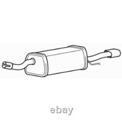Rear Exhaust Silencer Tail Pipe for Vauxhall Astra TwinTop 1.6 (2006-2007)