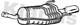 Rear Muffler Rear Fits Opel Astra H GTC Vauxhall Astra MK5 KLARIUS GM599W