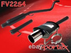 SPORTEX FV22S4 PERFORMANCE EXHAUST Vauxhall Astra H mk5 1.4i 2005-2010 BRAND NEW