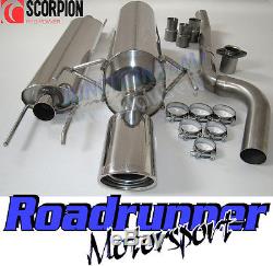 Scorpion Astra MK5 1.4 Stainless Exhaust System 05-09 Resonated With Cut Out