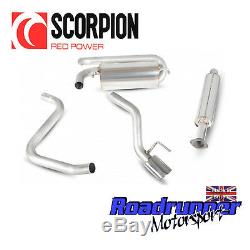 Scorpion Exhaust Astra J GTC 1.4T Secondary Cat Back Resonated Oval Tail SVX034
