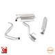Scorpion Exhausts Vauxhall Astra GTC 1.4 Turbo Resonated cat-back system 2009-20