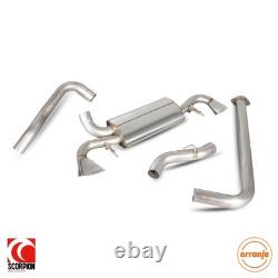 Scorpion Exhausts Vauxhall Astra J VXR Non GPF Model Only Non-resonated cat-back
