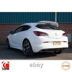 Scorpion Exhausts Vauxhall Astra J VXR Non GPF Model Only Non-resonated cat-back