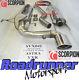 Scorpion SVX041 Astra VXR MK5 Exhaust System Stainless Cat Back Resonated 2.5