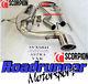 Scorpion SVXS041 Astra VXR H MK5 Cat Back Exhaust System 2.5 Stainless Non Res