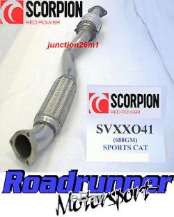 Scorpion SVXX041 Astra MK4 GSI Turbo Stainless Sports Cat 02-05 200 Cell Exhaust
