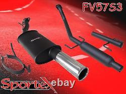 Sportex Vauxhall Astra mk4 coupe performance exhaust system 2000-2004 S3