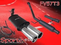 Sportex Vauxhall Astra mk4 coupe performance exhaust system 2000-2004 T3