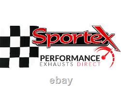 Sportex Vauxhall Astra mk5 hatch performance exhaust back box 2005-2010 S3