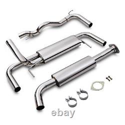 Stainless Catback Exhaust System Kit For Vauxhall Opel Astra J Vxr Gtc 2.0 11-15