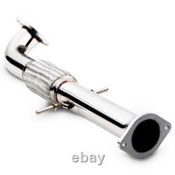 Stainless Exhaust Front Cat Race Downpipe For Vauxhall Opel Astra J Vxr 11-15