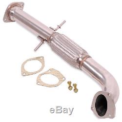 Stainless Steel Decat De Cat Exhaust Pipe For Vauxhall Opel Astra J Gtc Vxr 2.0t