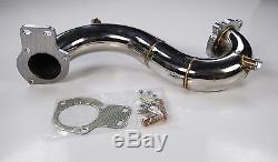 Stainless Steel Exhaust Cat Delete Downpipe Vauxhall Astra J Vxr Mk6 2.0 Turbo