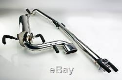 Stainless Steel Exhaust System From Cat For Vauxhall Astra Mk5 2.0 Vxr