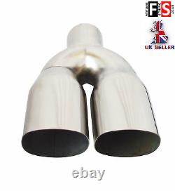 UNIVERSAL STAINLESS STEEL EXHAUST TAILPIPE 2.5 INLET YFX-0245-Vauxhall 1