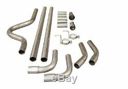 Universal For Vauxhall Full Cat Back System Sports Universal 2 Pipe Kit Piping