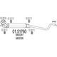 VAUXHALL ASTRA Convertible MIDDLE SILENCER 2001-2005
