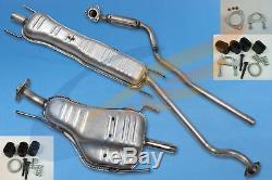 VAUXHALL ASTRA G Estate 1.6 16V Full exhaust system from CAT + mounting kit