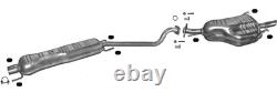 VAUXHALL ASTRA G HATCHBACK 1.6 100/101/84HP 1998-2003 Silencer Exhaust System