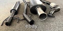 VAUXHALL ASTRA Mk4 COUPE 1.8L 16V TWIN BOX SPORTS EXHAUST 01-05 3 R/Out Tip